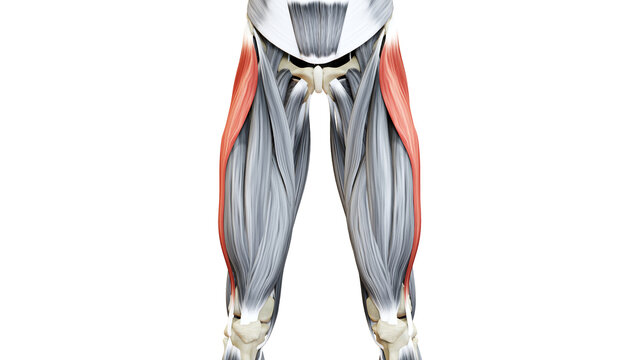 Human Muscular System Leg Muscles Tensor Fasciae Latae Muscles Anatomy