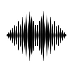 an abstract sound wave pattern vector art