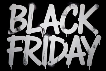 Black Friday Spray Drip Art