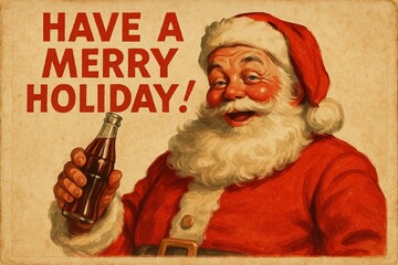 Vintage / Retro Aesthetic Poster For Christmas Celebrations