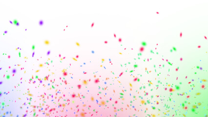 Vibrant abstract color explosion with scattered confetti elements png