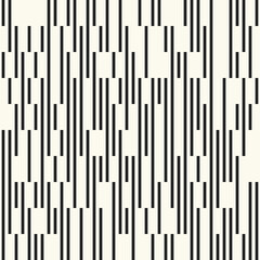 Monochrome Variegated Blocks Broken Striped Pattern