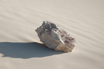serene winter landscape with snowy path leading to quaint church