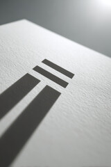 futuristic envelope with ar address featuring blurred white text bars rests against clean background