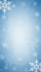 Вот теги под эту зимнюю фоновую картинку со снежинками — мягкий голубой фон, белые снежинки, холодный зимний стиль:
