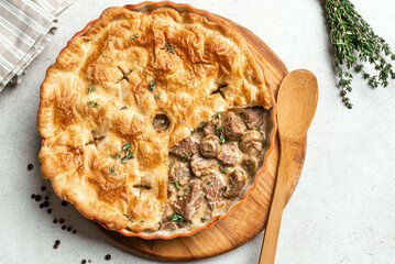 Chicken and Mushroom Pie