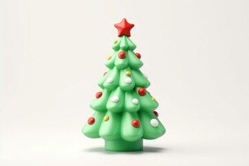 Obraz premium Christmas tree christmas tree representation.