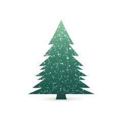 Fototapeta premium Tree christmas plant shape.