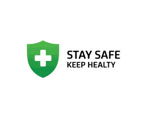 Stay safe keep healthy health safety medical care protection healthcare wellness well being secure safeguard