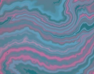 Colorful Abstract Marble Texture with Flowing Swirls of Blue and Pink in Artistic Design