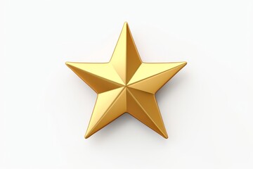 Obraz premium Star symbol shiny gold.
