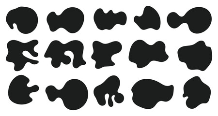 Abstract geometric composition with bold color accents and typographic elements