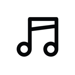 music note icon for entertainment and relaxation