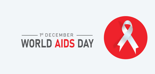 World AIDS Day Background with abstract background. World AIDS Day, symbol of the fight against AIDS and cancer, background concept.