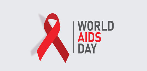 World AIDS Day Background with abstract background. World AIDS Day, symbol of the fight against AIDS and cancer, background concept.