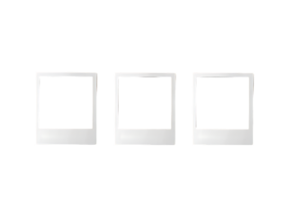 paper cards hanging rope isolated on transparent background