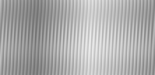 Ribbed glass texture with soft grey white frosted waves. luted panel vector design creates a light, airy aesthetic.Embossed,striped, minimal—perfect for acrylic or polycarbonate surfaces, modern decor
