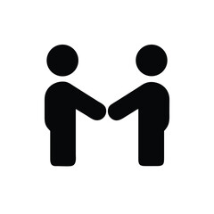 handshake icon representing agreement and partnership