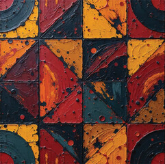 abstract grunge background with circles