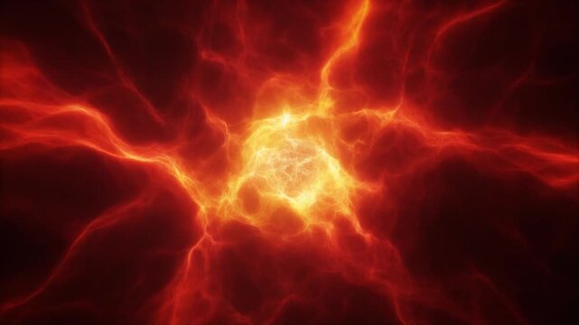 cinematic video of a powerful energy explosion representing uncontrollable rage, bright
