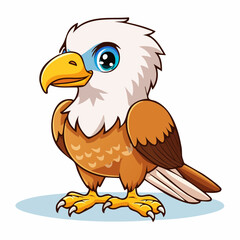 Obraz premium kleiner Adler - Cartoon Comic Stil