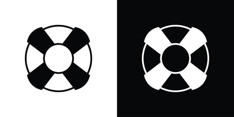 Life buoy icon vector graphics. filled vector sign, Symbol illustration. © ramsey