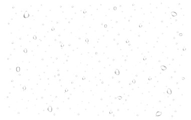 water drops on a glass