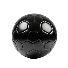 Glossy black sphere, sporting geometric segments, suspended in complete darkness