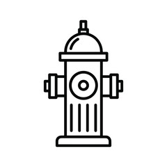 Simple line drawing of a fire hydrant