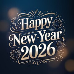 happy new year 2026 background