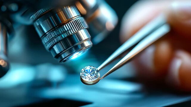 Emphasize precision jeweler setting tiny stone with loupe, micro tools, realism, artisan skill, luxury craft, macro focus, with copy space