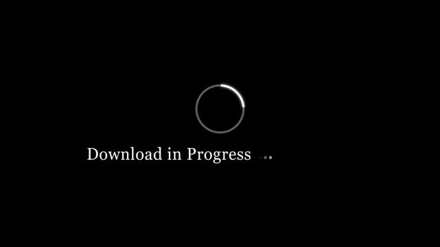  download in progress Loading Animation &mdash; Calm & Minimal Progress Indicator for Smooth User Experience	
