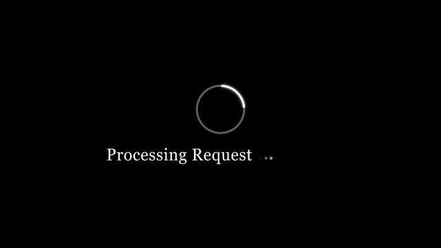  processing request Loading Animation &mdash; Calm & Minimal Progress Indicator for Smooth User Experience	
