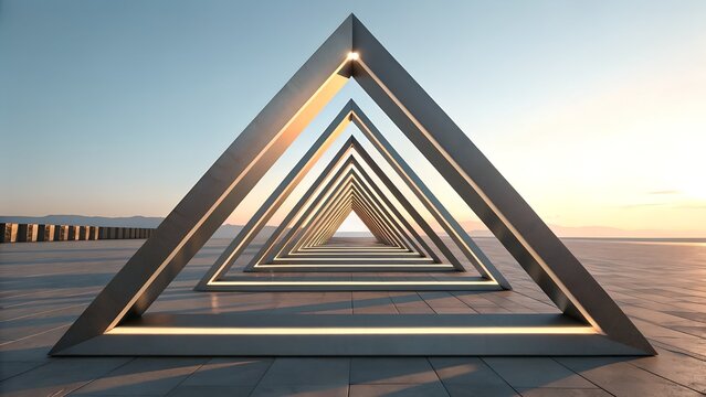 Interlocked Triangular Flow