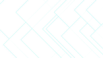 Abstract Minimalist Cyan Geometric Line Pattern with White Tech Background with Zigzag Shapes & Chevron Grid for Clean Web, Corporate & Digital Design