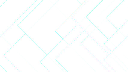 Abstract Minimalist Cyan Geometric Line Pattern with White Tech Background with Zigzag Shapes & Chevron Grid for Clean Web, Corporate & Digital Design