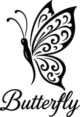 Butterfly Editable Vector AI File | Adobe Illustrator | Export to SVG, EPS, PDF, PNG, DXF, JPEG