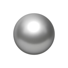 3d silver ball
