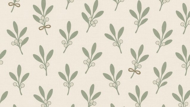 Elegant botanical seamless pattern desktop wallpaper