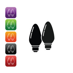 Festive Christmas Light String on White Background – Colorful Holiday Decoration Concept