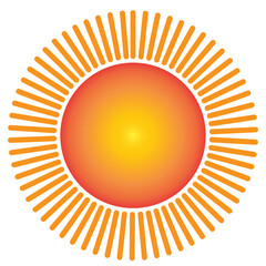 sun vector illustration