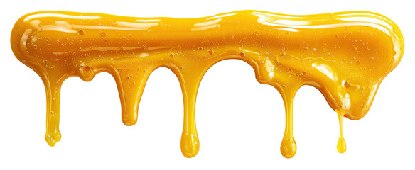 Dripping golden honey