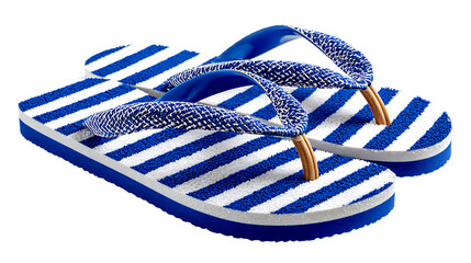 blue flip flops