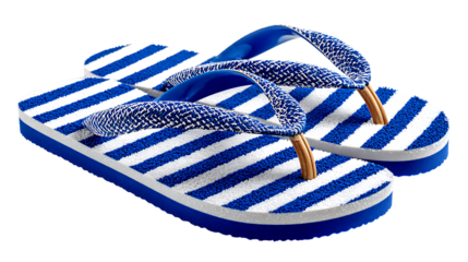 blue flip flops