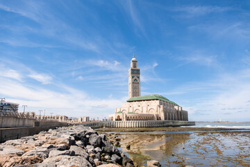 Hassan II Mosque, Casablanca, Morocco &ndash; The majestic Hassan II Mosque stands on the Atlantic coast