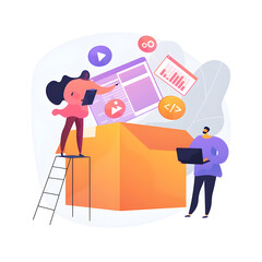 Digital content management and web development workflow process