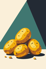 Potatoes vector