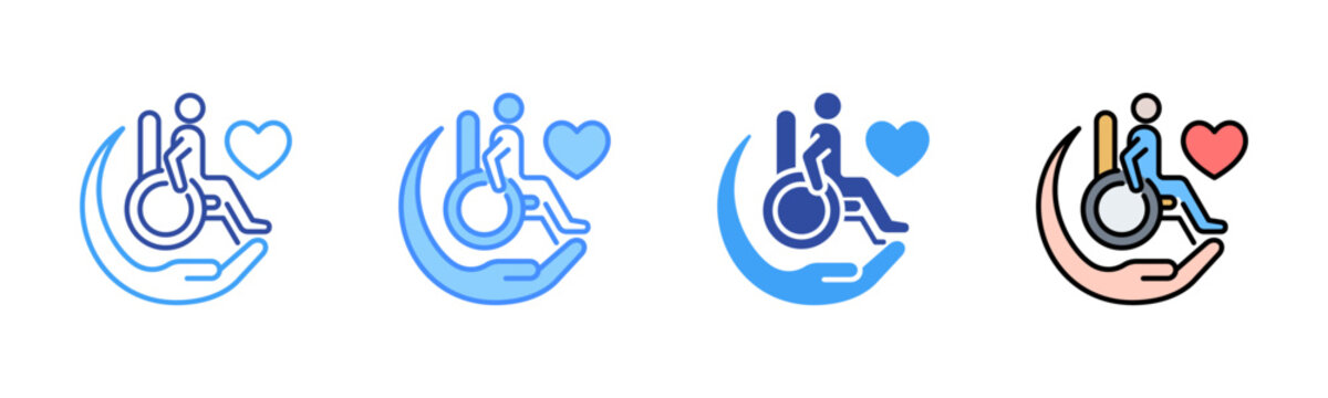 Developmental Icon, Multi Styles Icon Set