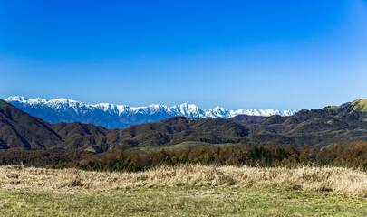 霧ヶ峰高原からの八ヶ岳連峰