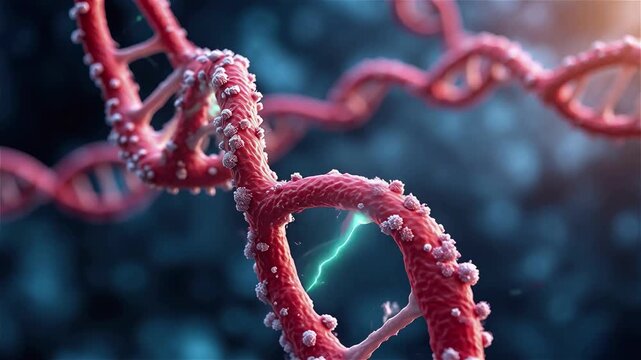 Genetic changes in the process of informational influence on DNA chromosomes